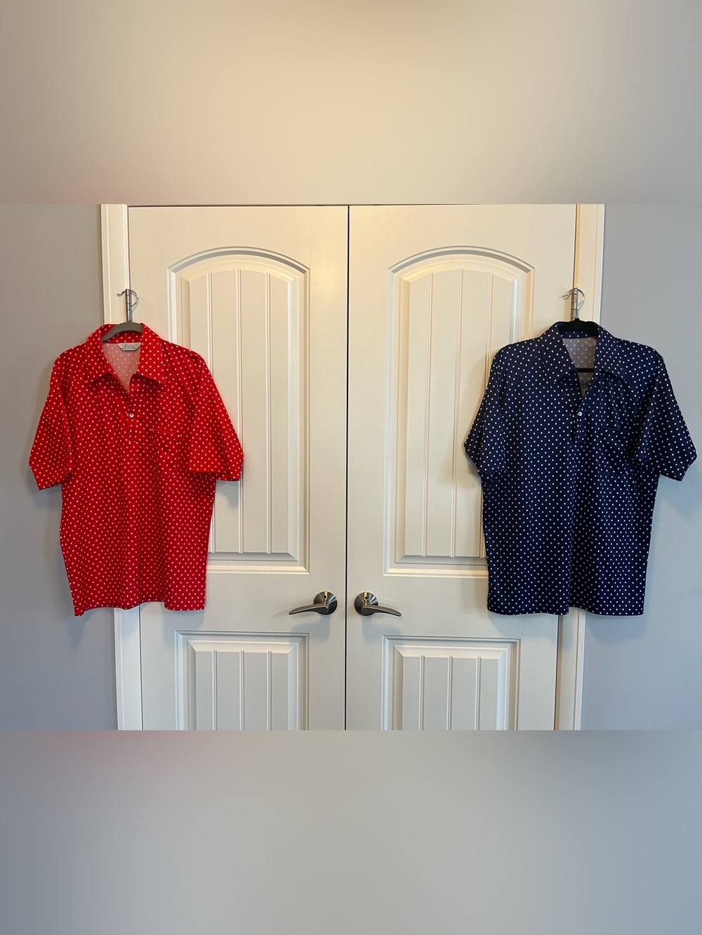 Dache 2 Polka Dot Vintage Polos L